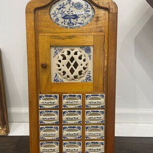 Vintage Dutch spice rack approximately 1970